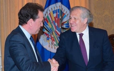 Ito Bisonó presidente del CAPP felicita a Luis Almagro por reelección en OEA
